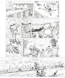 Arnaud Poitevin - Arnaud Poitevin - Les spectaculaires tome 2 page 33 - Planche originale