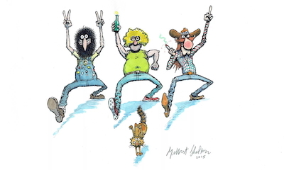Gilbert Shelton at la Galerie de la Bande Dessinée